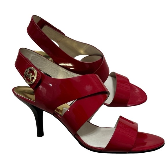 Michael Kors Women’s Red heels Size 10 - Picture 2 of 9